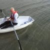 7ft dinghy on the water