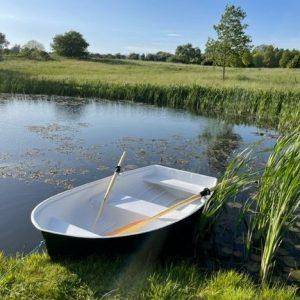 7.5ft dinghy on a beautiful pond