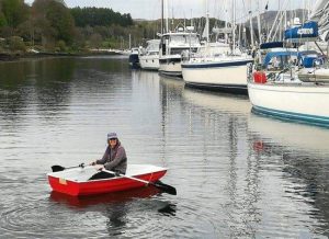 7ft red boat tender