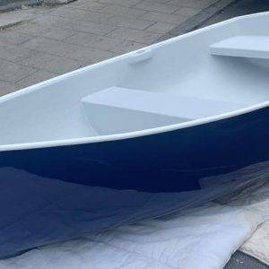blue 8.5ft bow style boat tender