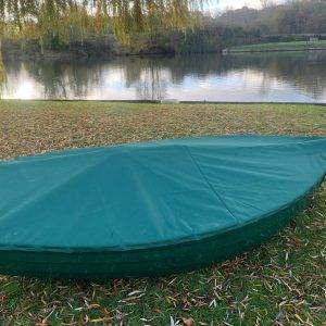 9.5ft green rowing boat cover
