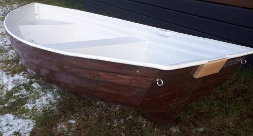 9 1/2ft wood rowing boat effect