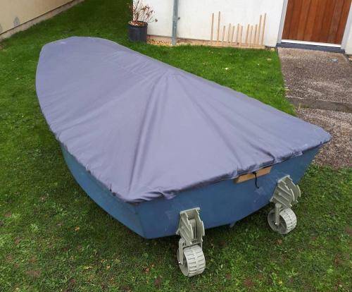 grey 8 1/2ft boat cover